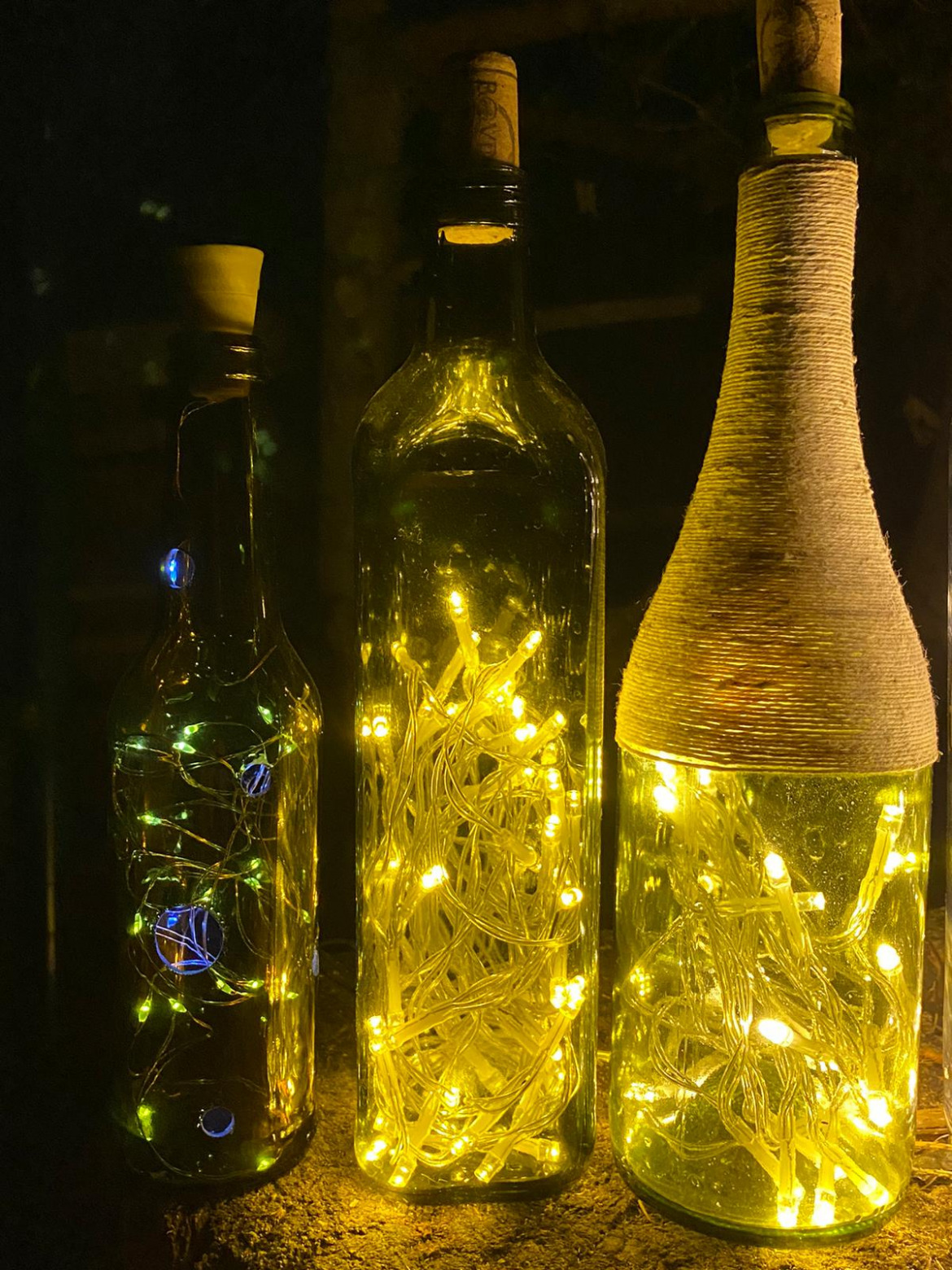 Svetelná dekorácia vo fľaši 4